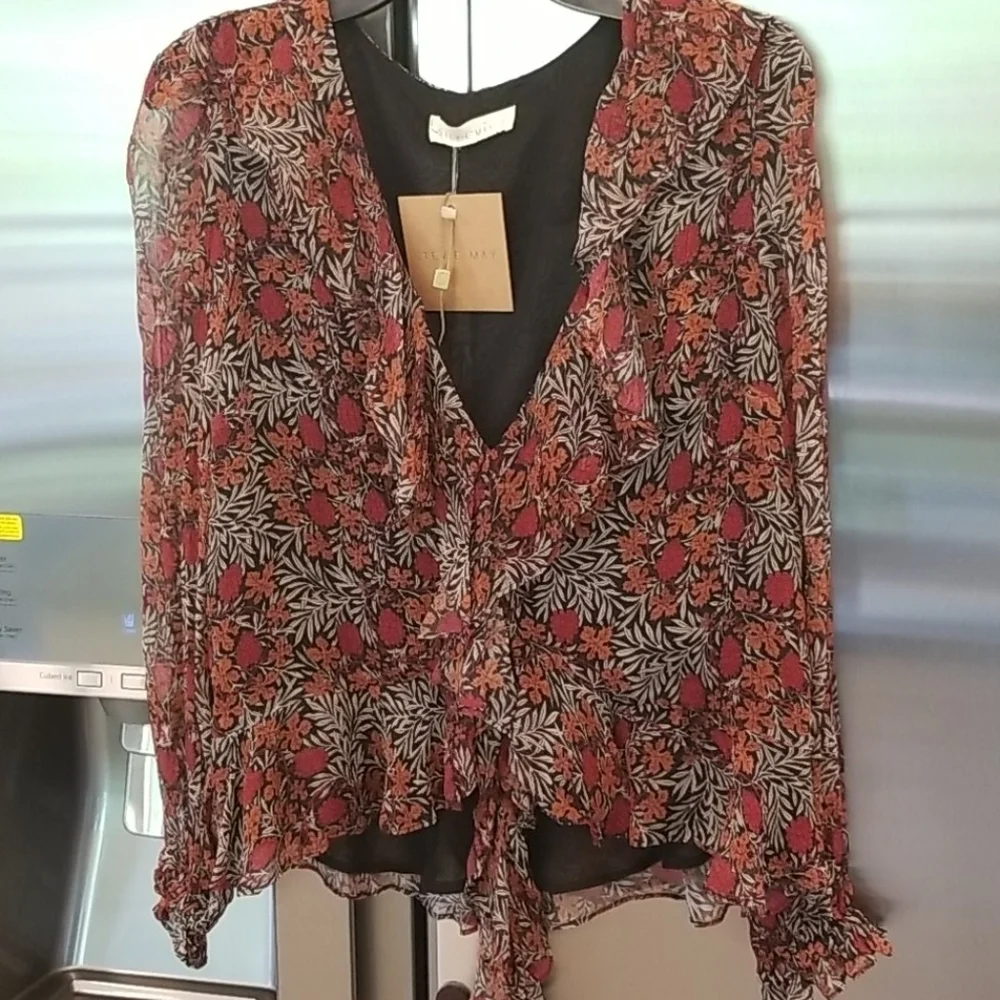💕STEVIE MAY💕 Patience Top Kimono Garden